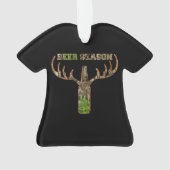 Jäger in der Biersaison - Geschenk für Jäger Ornament (Rückseite)
