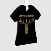 Jäger in der Biersaison - Geschenk für Jäger Ornament (Vorderseite)