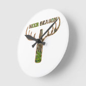 Jäger in der Biersaison - Geschenk für Jäger Runde Wanduhr (Winkel)