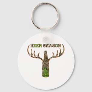 Jäger in der Biersaison - Geschenk für Jäger Schlüsselanhänger