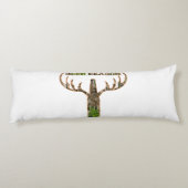 Jäger in der Biersaison - Geschenk für Jäger Seitenschläferkissen (Rückseite)