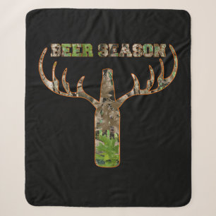 Jäger in der Biersaison - Geschenk für Jäger Sherpadecke