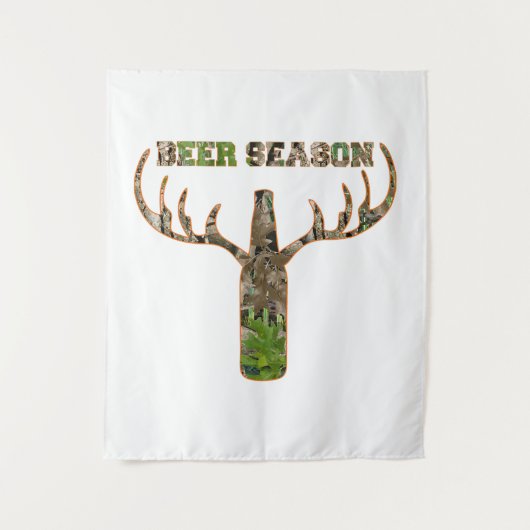 Jäger in der Biersaison - Geschenk für Jäger Wandteppich (Vorderseite)