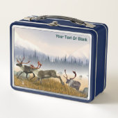 Jäger in der Nebel (Karibik) Metall Brotdose (Vorderseite)