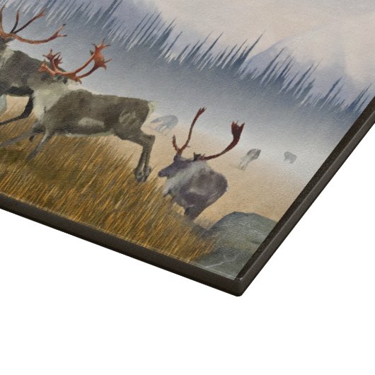 Jäger in der Nebel (Karibik) Schneidebrett (Ecke)