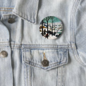 Jäger in der Schneelandschaft Pieter Bruegel Button (Beispiel)