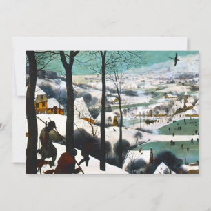 Jäger in der Schneelandschaft Pieter Bruegel Einladung