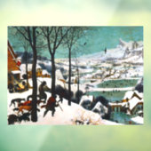 Jäger in der Schneelandschaft Pieter Bruegel Fensteraufkleber (Blatt 3)