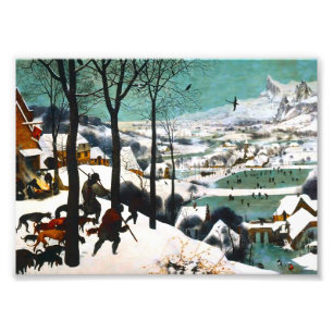 Jäger in der Schneelandschaft Pieter Bruegel Fotodruck