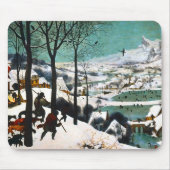 Jäger in der Schneelandschaft Pieter Bruegel Mousepad (Vorne)