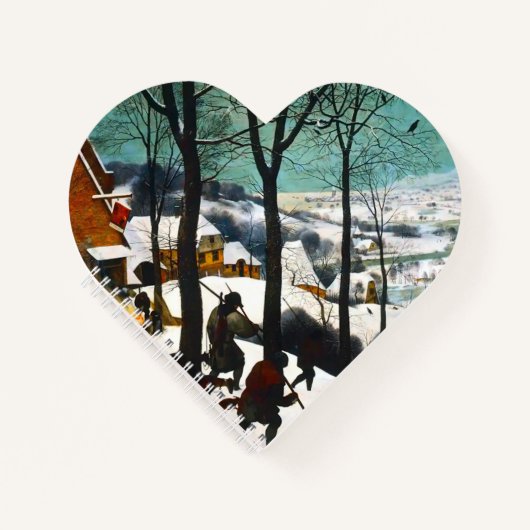 Jäger in der Schneelandschaft Pieter Bruegel Notizblock (Vorderseite)