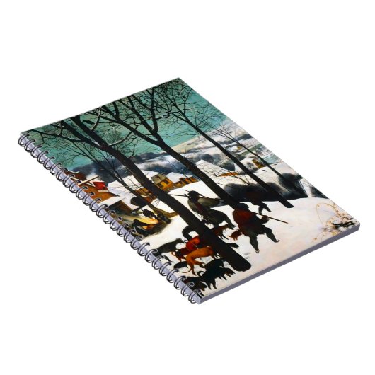 Jäger in der Schneelandschaft Pieter Bruegel Notizblock (Rechte Seite)