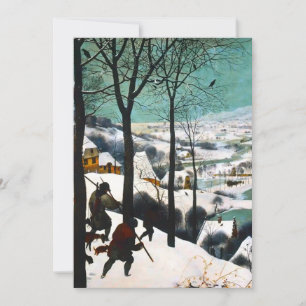 Jäger in der Schneelandschaft Pieter Bruegel Save The Date