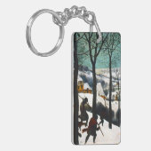 Jäger in der Schneelandschaft Pieter Bruegel Schlüsselanhänger (Vorderseite links)