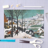 Jäger in der Schneelandschaft Pieter Bruegel Seidenpapier (Handwerk)