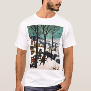 Jäger in der Schneelandschaft Pieter Bruegel T-Shirt