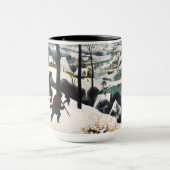 Jäger in der Schneelandschaft Pieter Bruegel Tasse (Zentrum)