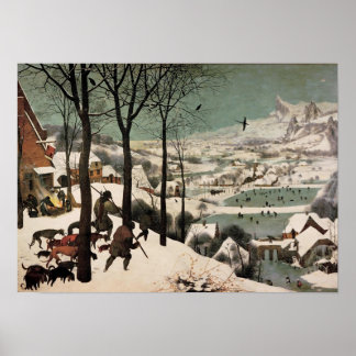 Jäger in der Schneewelt Pieter Bruegel Poster