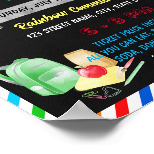 Jäger in der Schule Poster (Ecke)