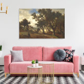 Jäger in einer ländlichen Landschaft (Andreas Ache Leinwanddruck (Insitu (Wohnzimmer))