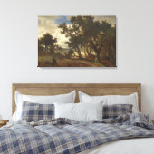 Jäger in einer ländlichen Landschaft (Andreas Ache Leinwanddruck (Insitu (Schlafzimmer))