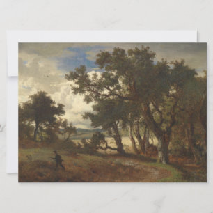 Jäger in einer ländlichen Landschaft Karte