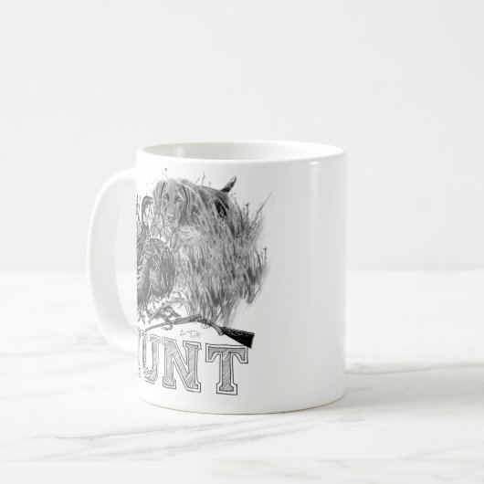 Jäger (Jagd mit APS) Kaffeetasse (Vorderseite Links)