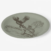 Jäger (Jagd mit APS) Pappteller (Schrägansicht)