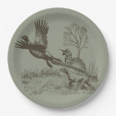 Jäger (Jagd mit APS) Pappteller (Vorderseite)