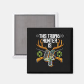 Jäger Jäger 4. Geburtstag Magnet (Vorderseite/Rückseite)