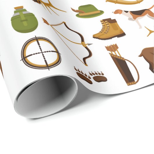 Jäger Jäger Geburtstagsparty Geschenkpapier (Rolleneckpunkt)