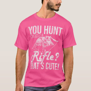 Jäger Jäger Jagen Sie mit einem Gewehr, das geschn T-Shirt