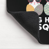 Jäger Jäger Jäger Mädchen Osterfamilie Mousepad (Ecke)