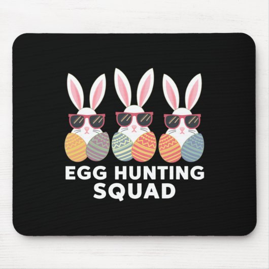 Jäger Jäger Jäger Mädchen Osterfamilie Mousepad (Vorne)