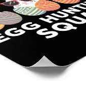 Jäger Jäger Jäger Mädchen Osterfamilie Poster (Ecke)