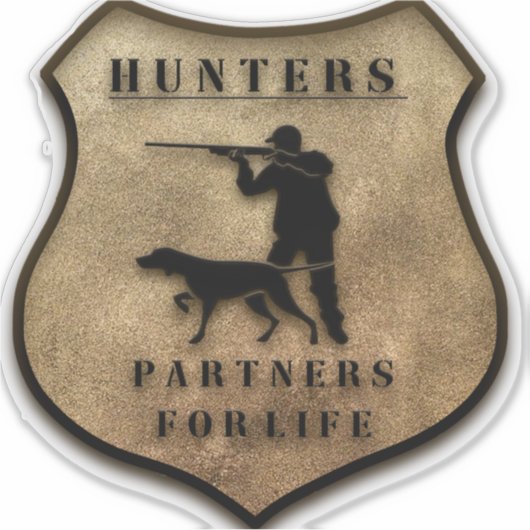 Jäger, Lebenspartner Aufkleber (Vorderseite)