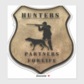 Jäger, Lebenspartner Aufkleber (Blatt)