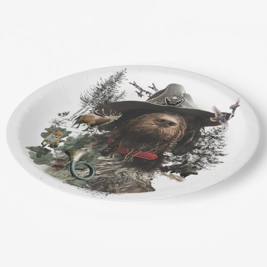 Jäger , Lebenspartner GWP Pappteller (Schrägansicht)