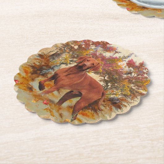 Jäger , Lebenspartner von Vizsla Untersetzer (angewinkelt)