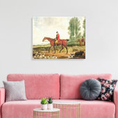 Jäger Leinwanddruck (Insitu (Wohnzimmer))