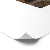 Jäger machen eine Pause Poster (Ecke)