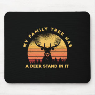 Jäger - Mein Familienbaum hat einen Hirschständer Mousepad