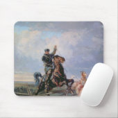 Jäger mit den Borzois, 1872 Mousepad (Mit Mouse)