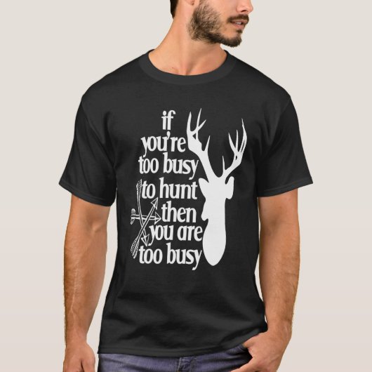 Jäger mit Geschenkdekor T-Shirt (Vorderseite)