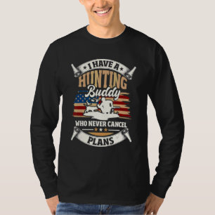 Jäger mit Hundekaninchenjagd Jäger im Freien T-Shirt