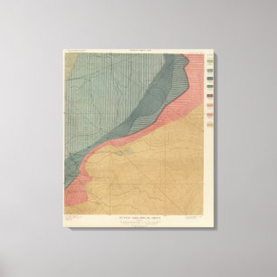 Jäger-Park-spezielle Blatt-Atlas-Karte Leinwanddruck