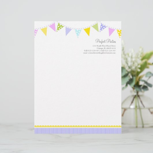 Jäger-Party Briefkopf (Stehend Vorderseite)