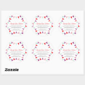 Jäger Party Events Planer Rotes lila Aqua Runder Aufkleber (Blatt)