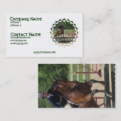 Jäger-Pferdespringende Visitenkarte (Vorne/Hinten)