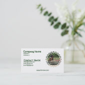 Jäger-Pferdespringende Visitenkarte (Stehend Vorderseite)